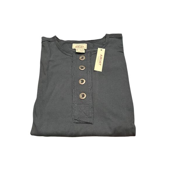 Ariat Women's Pinon Henley Long Sleeve Top Size Large NWT - Picture 6 of 6